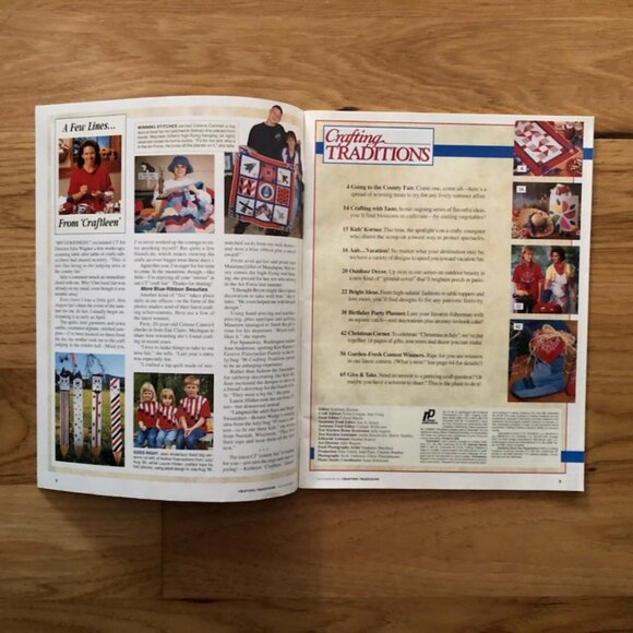 Crafting Magazine Traditions July August 1997 Patriotic Projects , Reimen Publtn - Picture 2 of 3